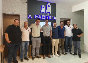 VISITA DO ADNEY SIQUEIRA - VICE-PREFEITO DE ENGENHEIRO NAVARRO À ACELERADORA A FÁBRICA