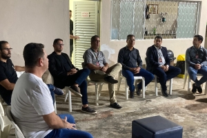Visita do gerente do Hub de Inovação do Banco do Nordeste do Brasil