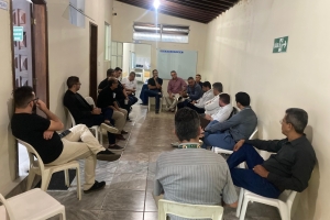 Visita do gerente do Hub de Inovação do Banco do Nordeste do Brasil