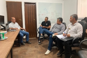 Visita do Hugo Felipe - Prefeito de Engenheiro Navarro à Aceleradora A Fábrica