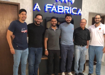 VISITA DO MARCELO DA BE HONEST NA ACELERADORA A FÁBRICA